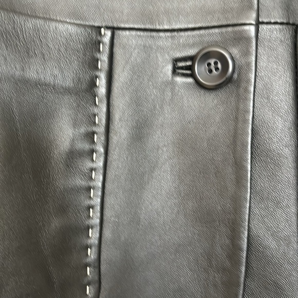 Utex Design Genuine Leather Black Jacket - Picture 3 of 5
